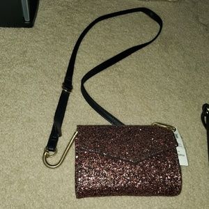 Glitter crossbody bag